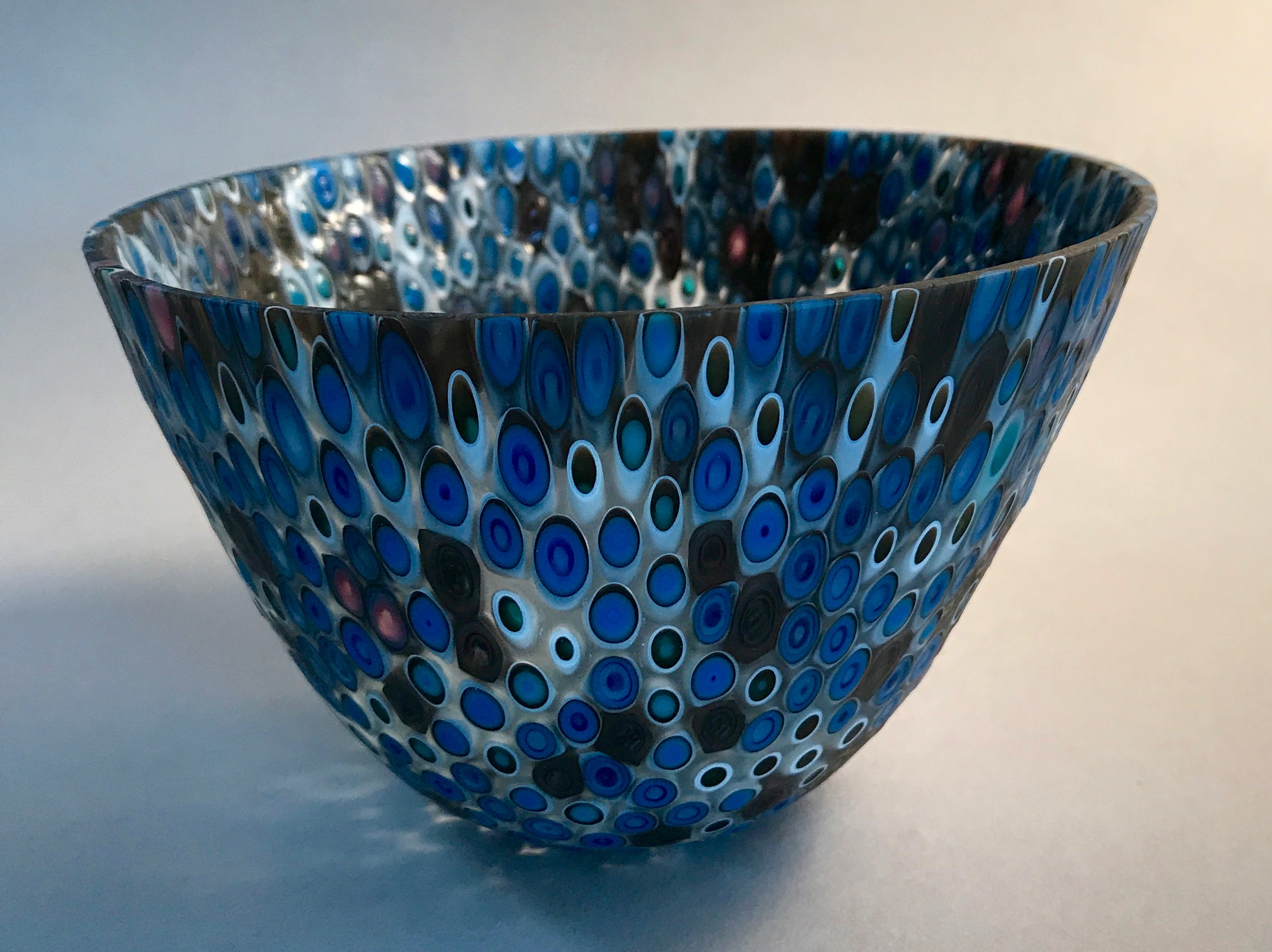 Murrine Glass bowl - blue