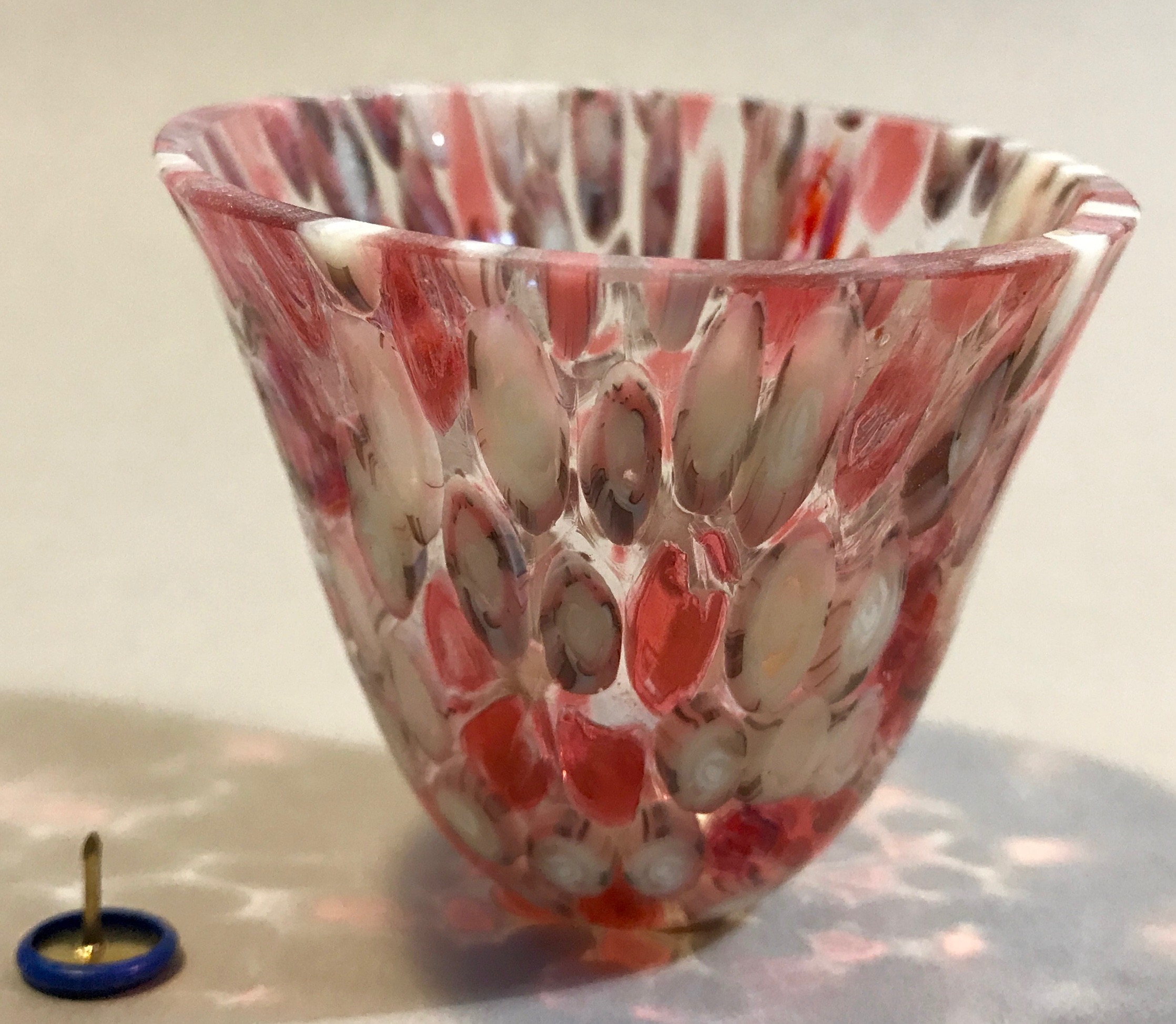 Murrine Glass bowl - pink