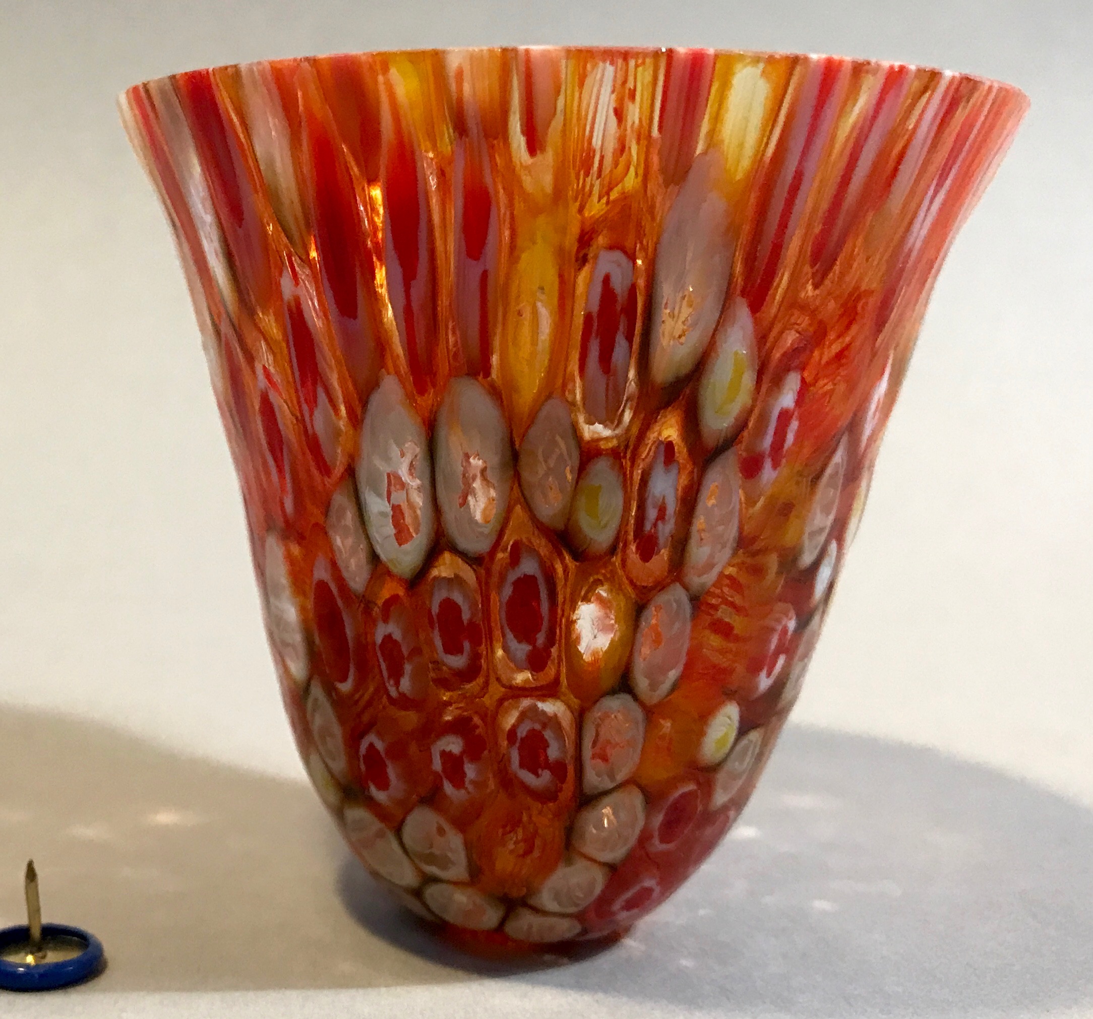 Murrine Glass bowl - red